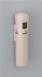 SMOKERS POST VALUE-MAX WALL MOUNT 12" WITH HIGH GLOSS BLACK FINISH